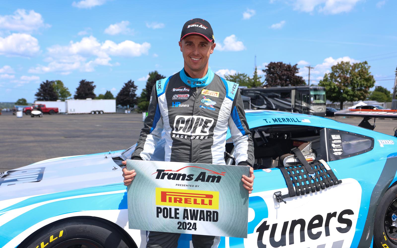 Thomas Merrill Earns First CUBE 3 Architecture TA2 Series Pole of 2024 at Watkins Glen